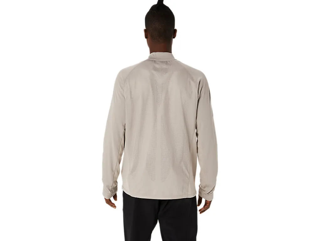 ASICS ACTIBREEZE JACQUARD GRID FULL ZIP JACKET-Men Training|Jackets & Outerwear
