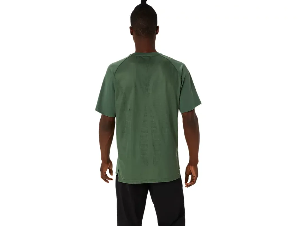 ASICS ACTIBREEZE JACQUARD KNIT SHORT SLEEVE TOP-Men Training|T-Shirts & Tops