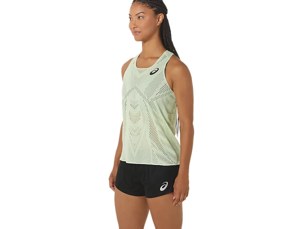 ASICS ACTIBREEZE JACQUARD SINGLET-Women Track & Field|T-Shirts & Tops