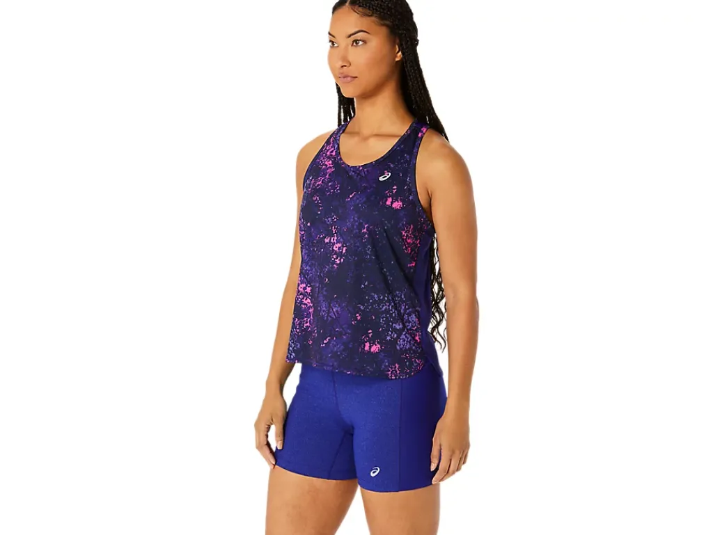 ASICS ALL OVER PRINT TANK-Women T-Shirts & Tops