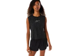 ASICS ALLOVER PRINTED MUSCLE CROP-Women Extended Sizes|T-Shirts & Tops