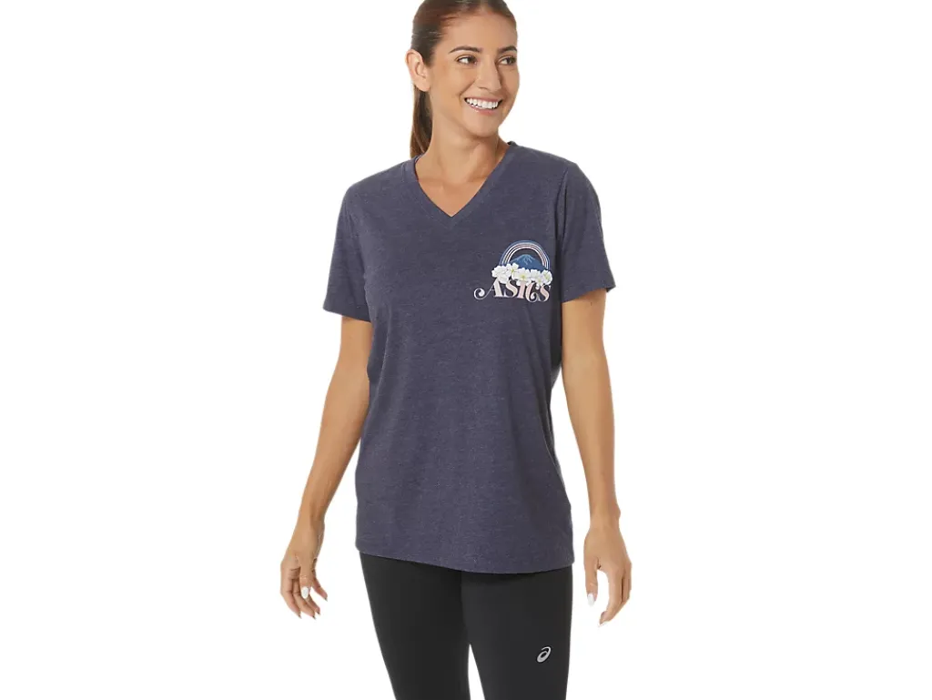 ASICS ADVENTURE ALANNA V-NECK-Women T-Shirts & Tops