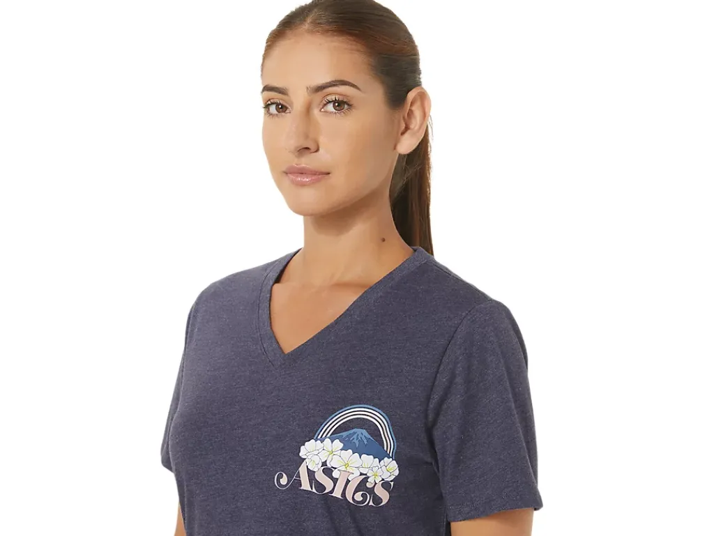 ASICS ADVENTURE ALANNA V-NECK-Women T-Shirts & Tops