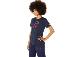 ASICS CARNATION SPIRAL a CREW-Women Extended Sizes|T-Shirts & Tops