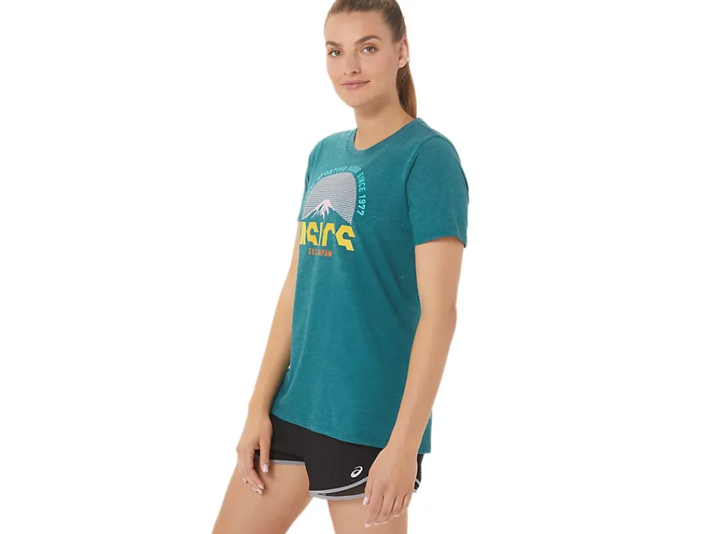 ASICS GSG SINCE 1977 ADVENTURE CREW-Women Extended Sizes|T-Shirts & Tops