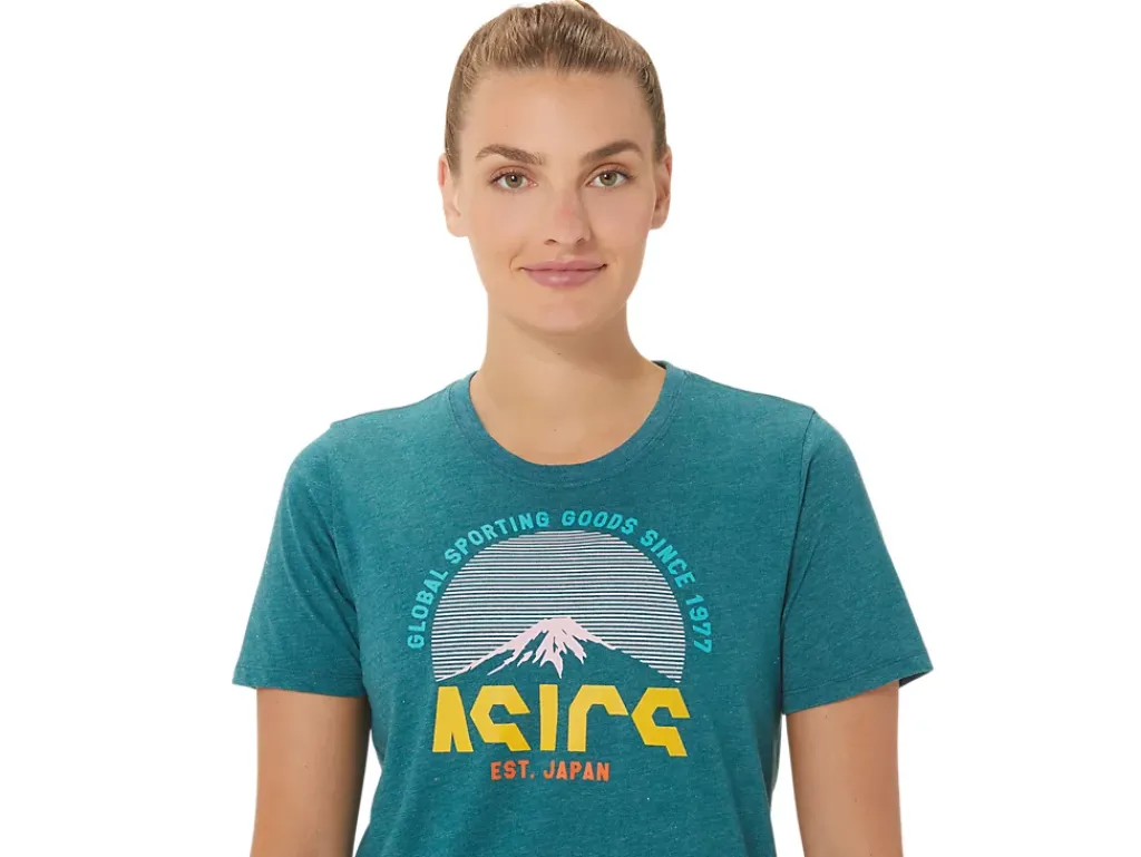 ASICS GSG SINCE 1977 ADVENTURE CREW-Women Extended Sizes|T-Shirts & Tops