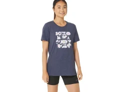 ASICS HIBISCUS SLOGAN CREW-Women Extended Sizes|T-Shirts & Tops
