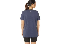 ASICS  HIBISCUS SLOGAN CREW-Women Extended Sizes|T-Shirts & Tops
