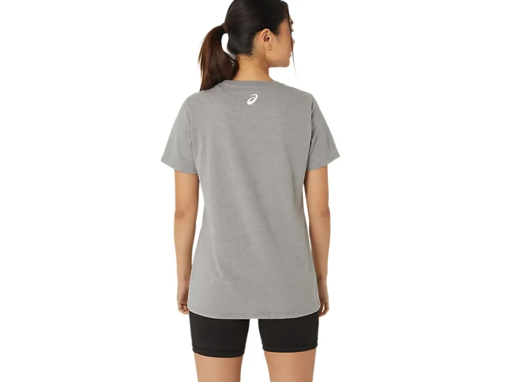 ASICS HIBISCUS SLOGAN CREW-Women Extended Sizes|T-Shirts & Tops