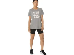 ASICS HIBISCUS SLOGAN CREW-Women Extended Sizes|T-Shirts & Tops