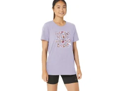 ASICS HIBISCUS SLOGAN CREW-Women Extended Sizes|T-Shirts & Tops