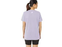 ASICS  HIBISCUS SLOGAN CREW-Women Extended Sizes|T-Shirts & Tops