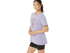 ASICS HIBISCUS SLOGAN CREW-Women Extended Sizes|T-Shirts & Tops