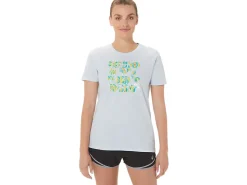 ASICS HIBISCUS SLOGAN CREW-Women Extended Sizes|T-Shirts & Tops