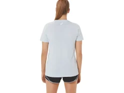 ASICS  HIBISCUS SLOGAN CREW-Women Extended Sizes|T-Shirts & Tops