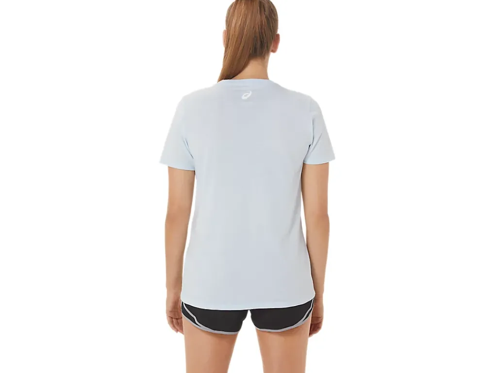 ASICS HIBISCUS SLOGAN CREW-Women Extended Sizes|T-Shirts & Tops