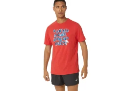 ASICS HIBISCUS SLOGAN TEE-Men Training|Extended Sizes