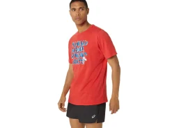 ASICS HIBISCUS SLOGAN TEE-Men Training|Extended Sizes