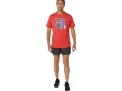ASICS HIBISCUS SLOGAN TEE-Men Training|Extended Sizes