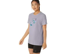 ASICS HIBISCUS SPIRAL A CREW-Women Extended Sizes|T-Shirts & Tops