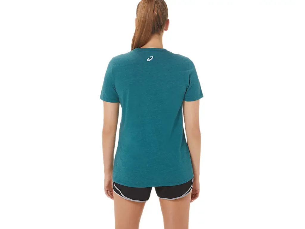 ASICS HIBISCUS SPIRAL A CREW-Women Extended Sizes|T-Shirts & Tops