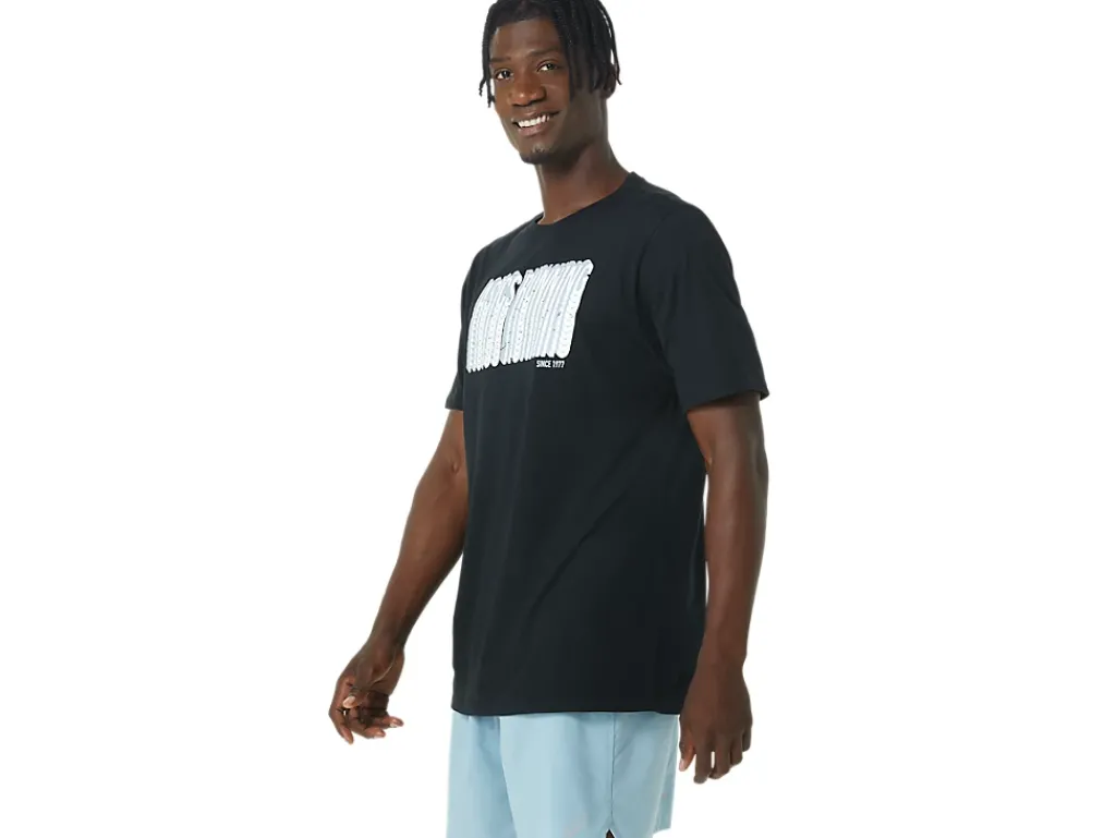 ASICS LONG ABSTRACT LOGO TEE-Women T-Shirts & Tops|Training