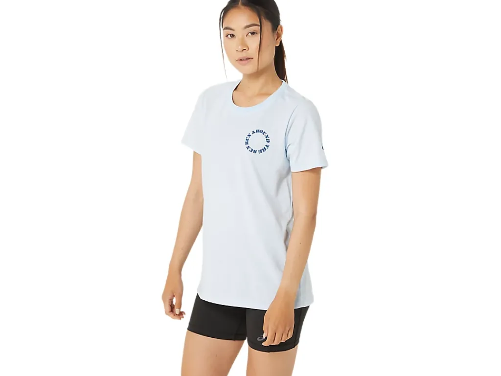 ASICS RUN IN DAFFODILL TEE-Women Extended Sizes|T-Shirts & Tops
