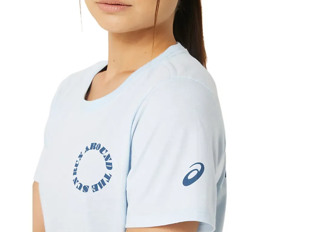 ASICS RUN IN DAFFODILL TEE-Women Extended Sizes|T-Shirts & Tops