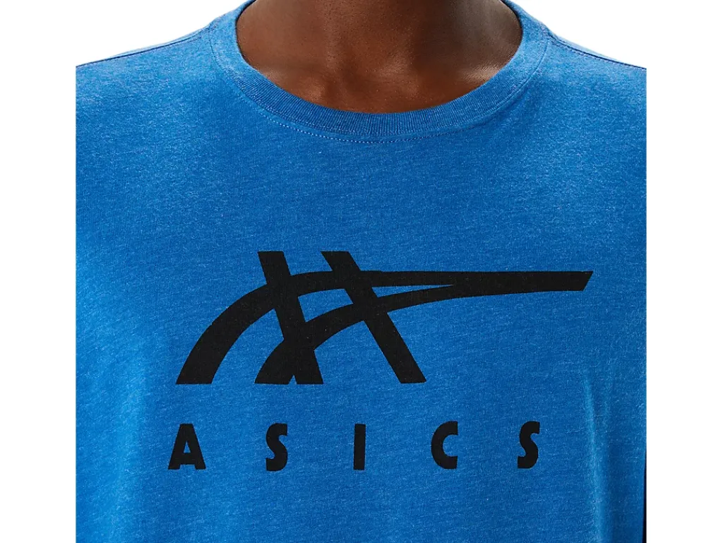 ASICS STRIPE SHORT SLEEVE TEE-Women T-Shirts & Tops|Extended Sizes