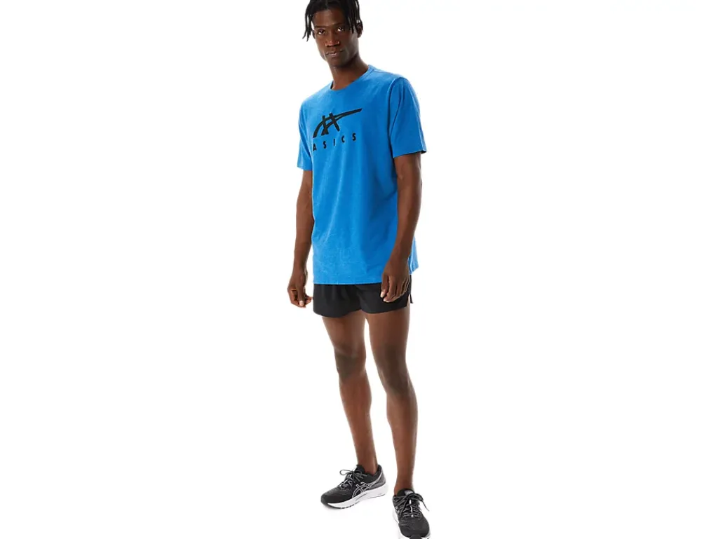 ASICS STRIPE SHORT SLEEVE TEE-Women T-Shirts & Tops|Extended Sizes