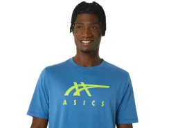 ASICS STRIPE SHORT SLEEVE TEE-Women T-Shirts & Tops|Extended Sizes