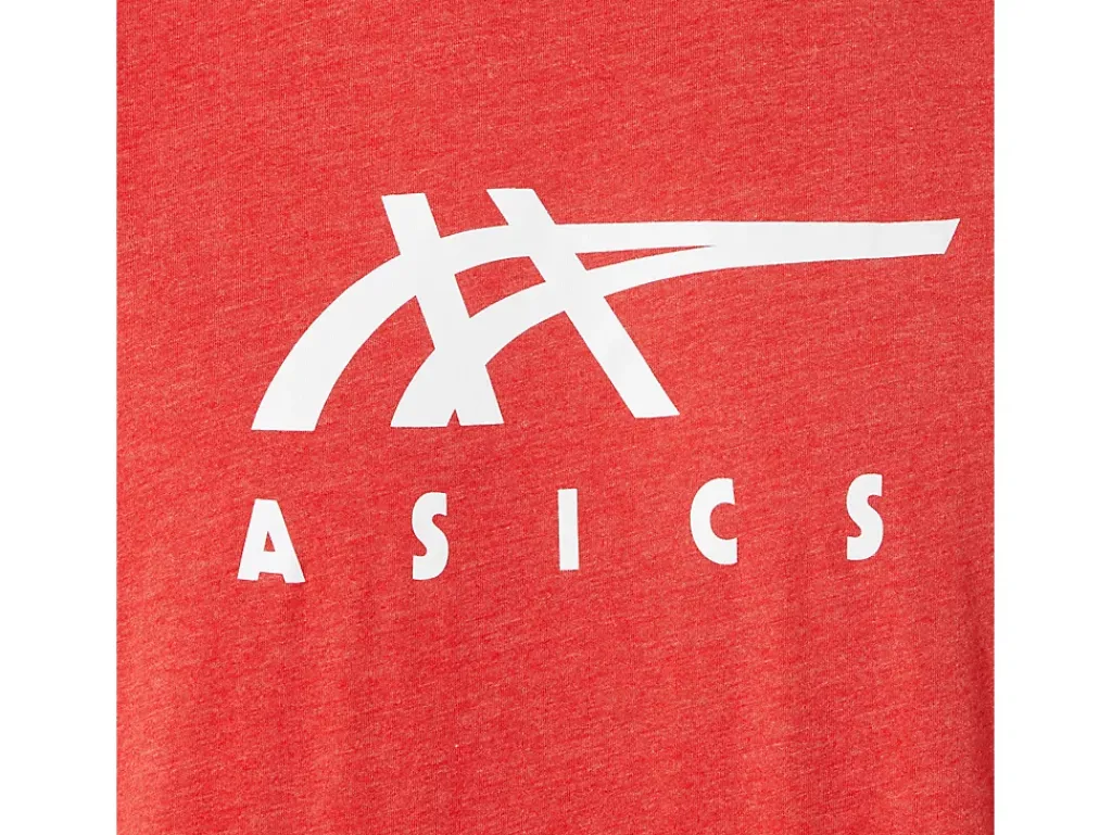 ASICS STRIPE SHORT SLEEVE TEE-Women T-Shirts & Tops|Valentine's Day