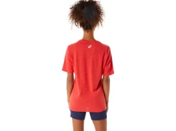 ASICS STRIPE SHORT SLEEVE TEE-Women T-Shirts & Tops|Valentine's Day