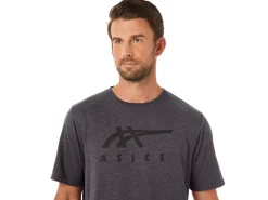 ASICS STRIPE SHORT SLEEVE TEE-Women Extended Sizes|T-Shirts & Tops