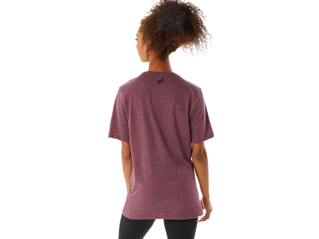 ASICS STRIPE SHORT SLEEVE TEE-Women T-Shirts & Tops|Valentine's Day
