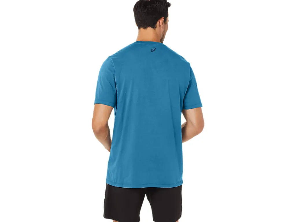 ASICS STRIPE SHORT SLEEVE TEE-Women Extended Sizes|T-Shirts & Tops