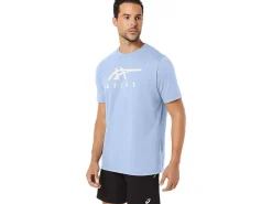 ASICS STRIPE SHORT SLEEVE TEE-Women Extended Sizes|T-Shirts & Tops