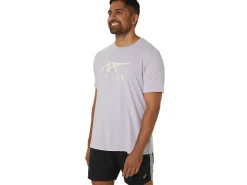ASICS STRIPE SHORT SLEEVE TEE-Women T-Shirts & Tops|T-Shirts & Tops