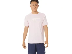 ASICS STRIPE SHORT SLEEVE TEE-Women Extended Sizes|T-Shirts & Tops