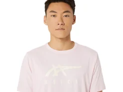 ASICS STRIPE SHORT SLEEVE TEE-Women Extended Sizes|T-Shirts & Tops