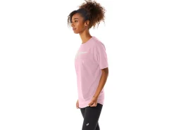 ASICS STRIPE SHORT SLEEVE TEE-Women Extended Sizes|T-Shirts & Tops