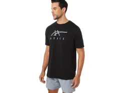 ASICS STRIPE SHORT SLEEVE TEE-Women T-Shirts & Tops|Extended Sizes
