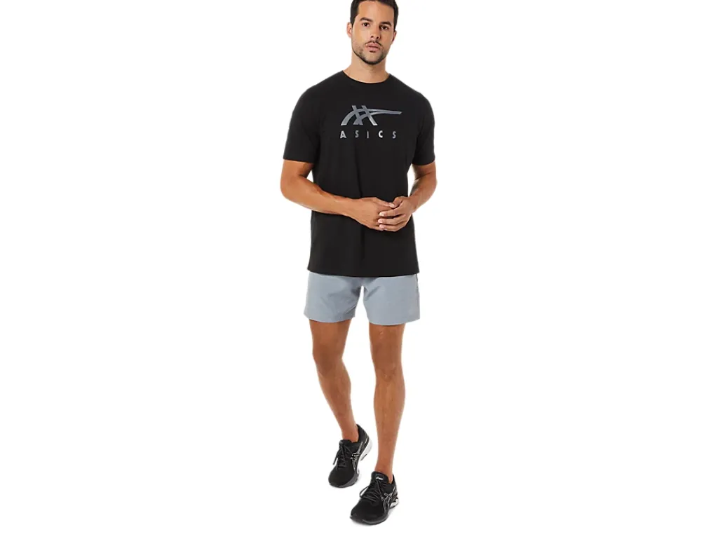 ASICS STRIPE SHORT SLEEVE TEE-Women T-Shirts & Tops|Extended Sizes
