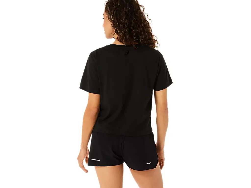 ASICS STRIPES SHORT SLEEVE BOXY TEE-Women Extended Sizes|T-Shirts & Tops