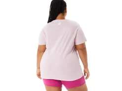 ASICS STRIPES V-NECK-Women T-Shirts & Tops|Extended Sizes