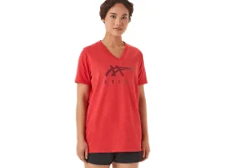 ASICS STRIPES V-NECK-Women T-Shirts & Tops