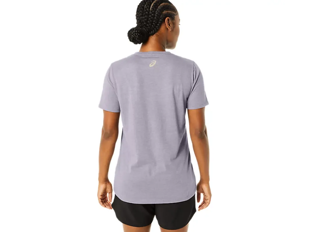 ASICS STRIPES V-NECK-Women Extended Sizes|T-Shirts & Tops