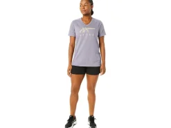 ASICS STRIPES V-NECK-Women Extended Sizes|T-Shirts & Tops