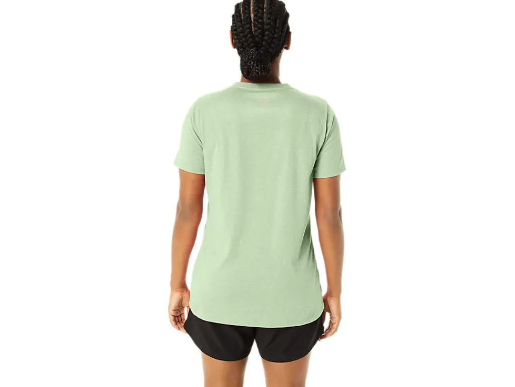 ASICS STRIPES V-NECK-Women Extended Sizes|T-Shirts & Tops