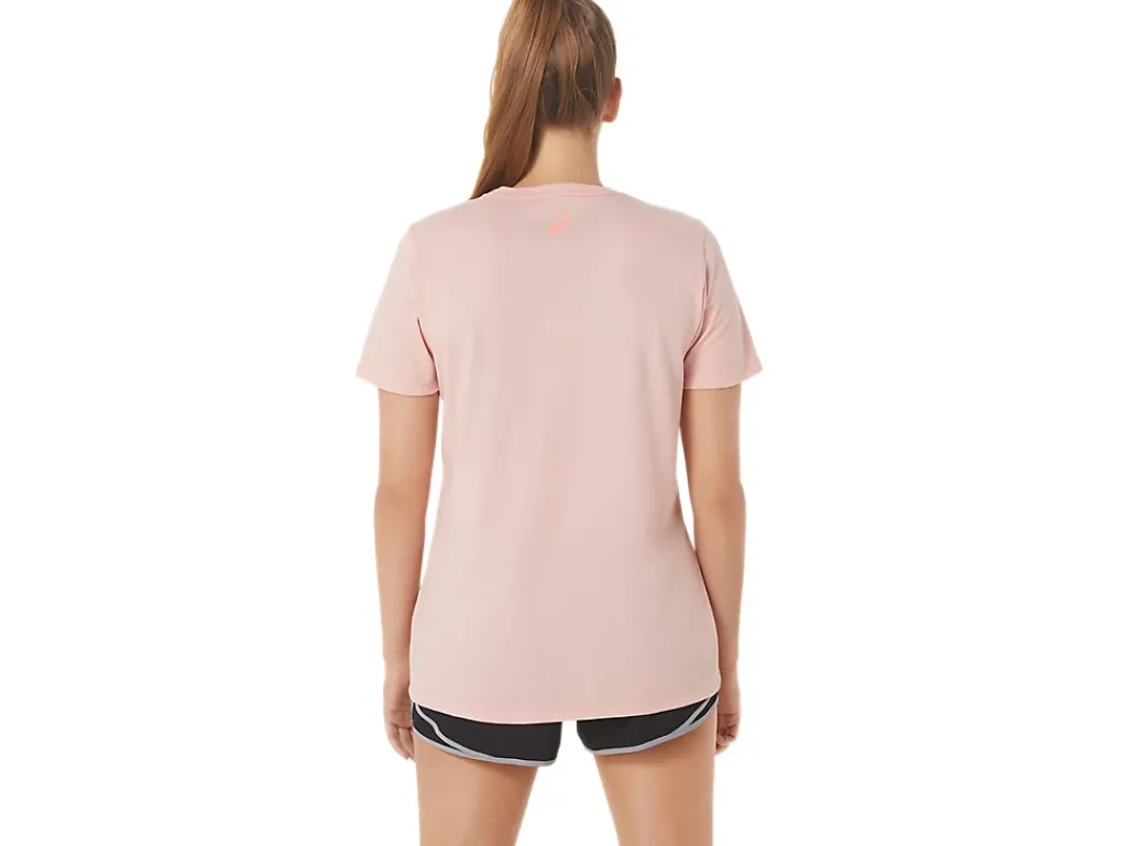 ASICS STRIPES V-NECK-Women Extended Sizes|T-Shirts & Tops